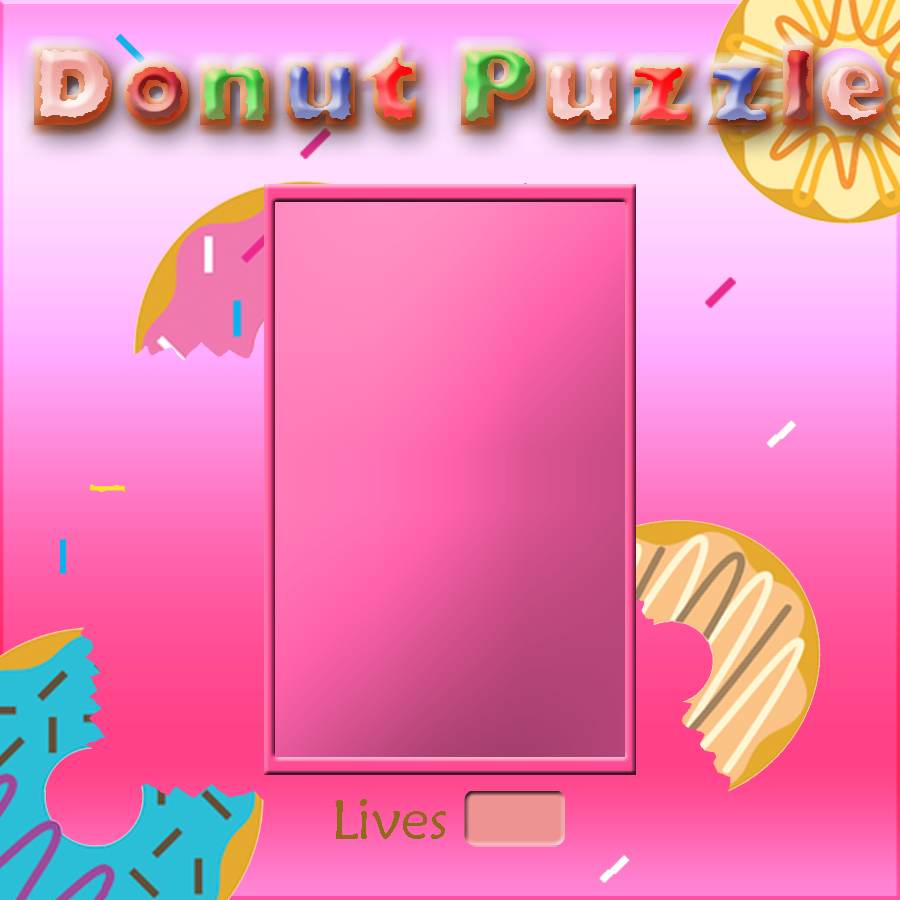Original Donut Puzzle background artwork
