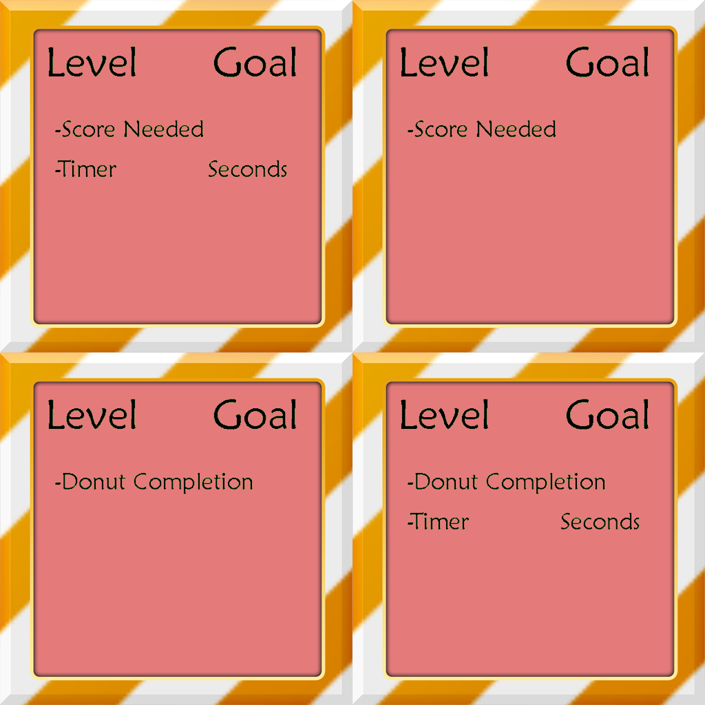 Original Donut Puzzle goal sprite sheet