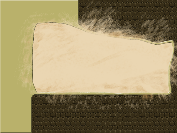 Original Warriors Realm desert biome artwork