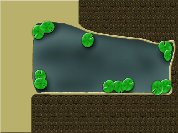 Original Warriors Realm swamp biome artwork